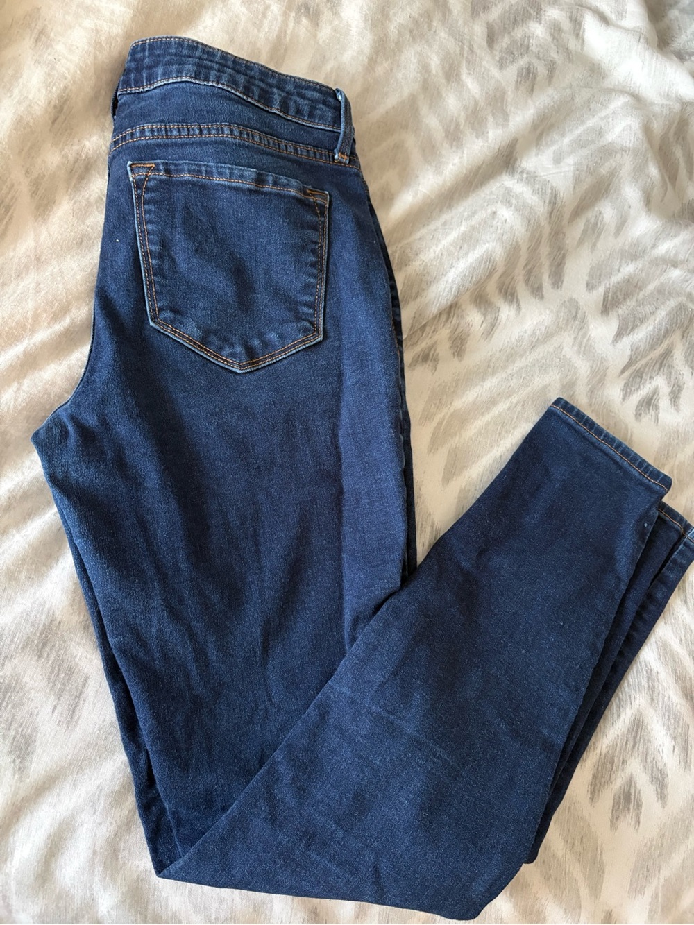 Old Navy Rockstar Super Skinny Jeans in Deep Blue Indigo
